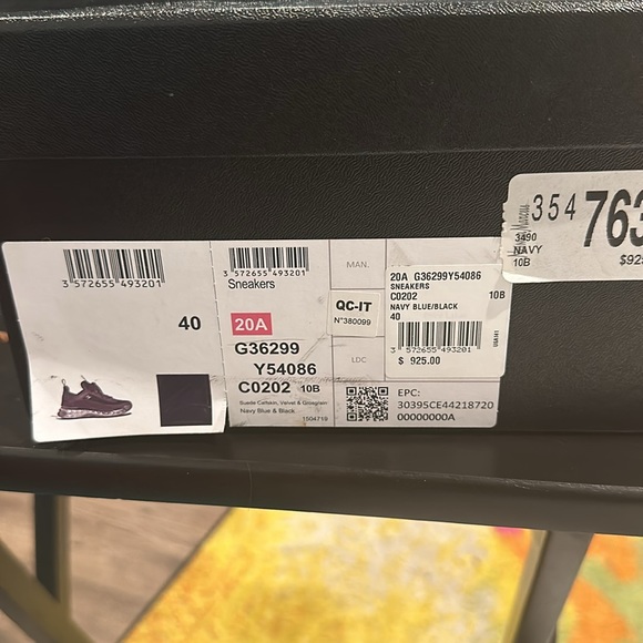 Chanel Navy Blue Black Sneaker - Picture 2 of 2